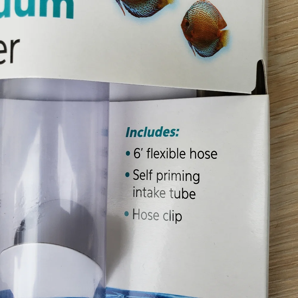 New Aqueon Aquarium Fish Tank Siphon Vacuum Gravel Cleaner Hand syphon pump